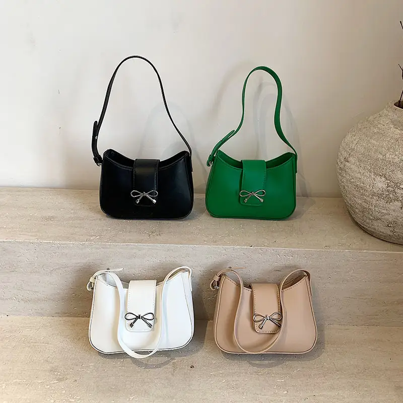Green Bow Shoulder Bag for Women 2025 - Image 8