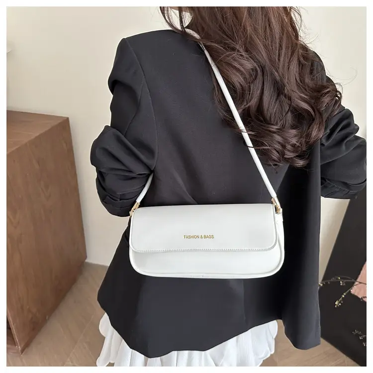 Women's 2025 Spring Shoulder Bags Black Pink White Brown — feature 1