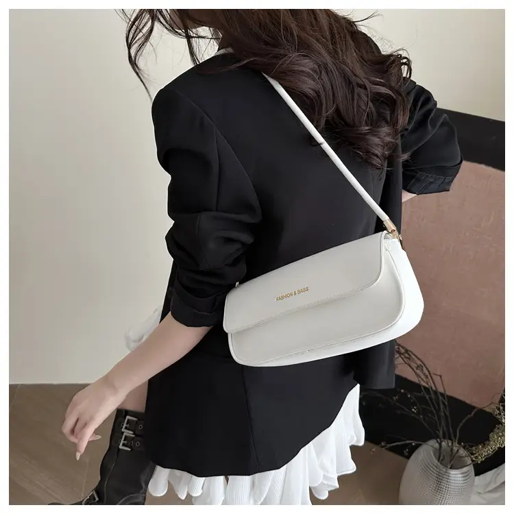 Women's 2025 Spring Shoulder Bags Black Pink White Brown — feature 10