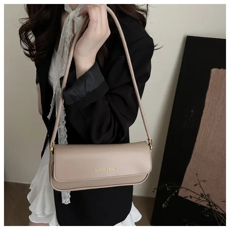 Women's 2025 Spring Shoulder Bags Black Pink White Brown — feature 14