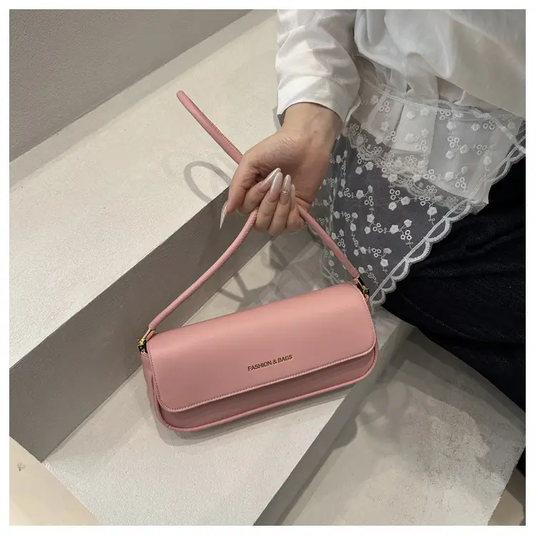 Women's 2025 Spring Shoulder Bags Black Pink White Brown — feature 18