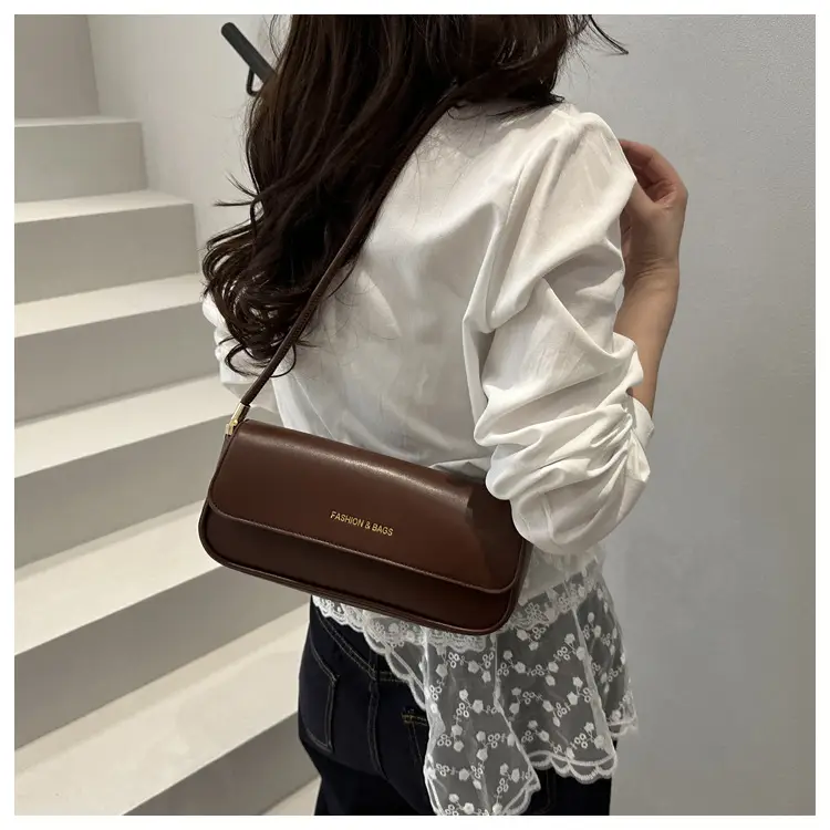 Women's 2025 Spring Shoulder Bags Black Pink White Brown — feature 26
