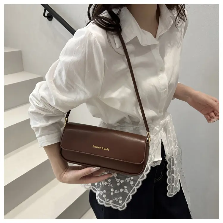 Women's 2025 Spring Shoulder Bags Black Pink White Brown — feature 27