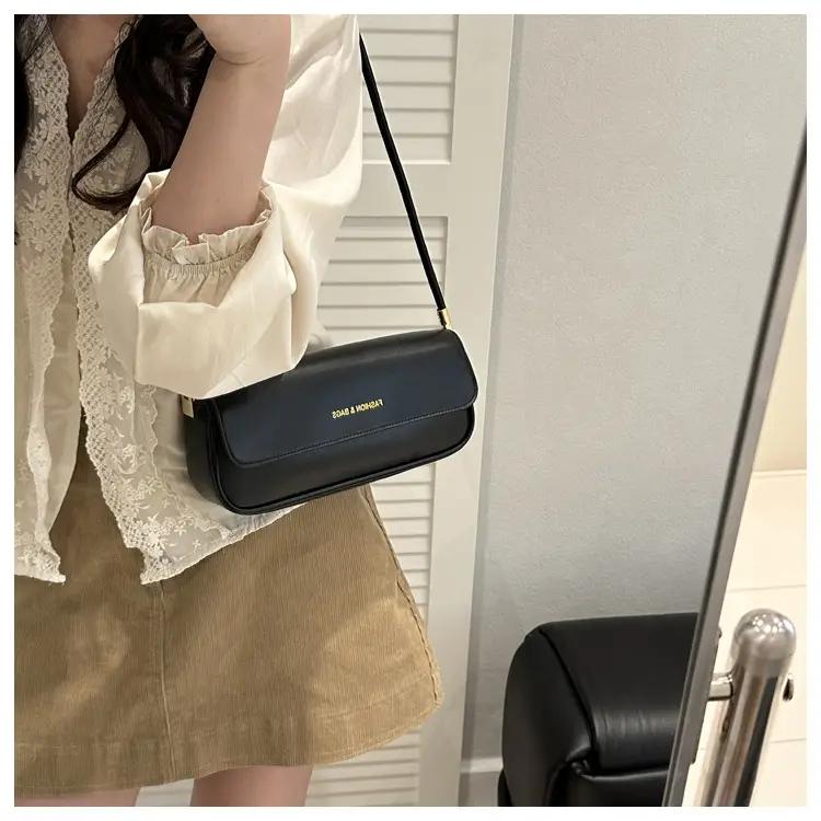 Women's 2025 Spring Shoulder Bags Black Pink White Brown — feature 31