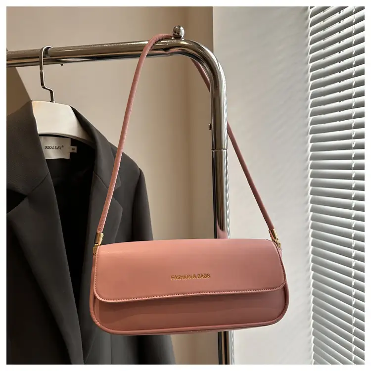 Women's 2025 Spring Shoulder Bags Black Pink White Brown — feature 49