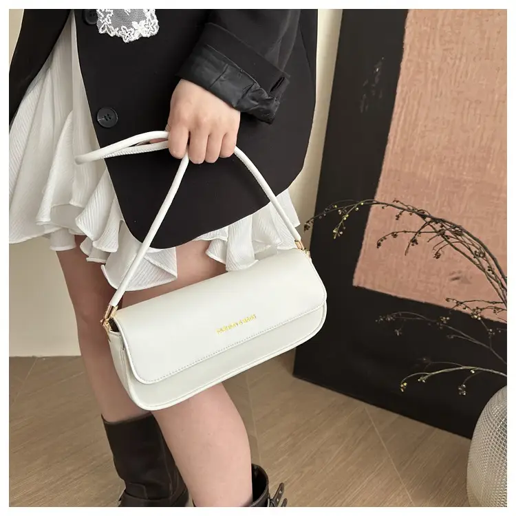 Women's 2025 Spring Shoulder Bags Black Pink White Brown — feature 8