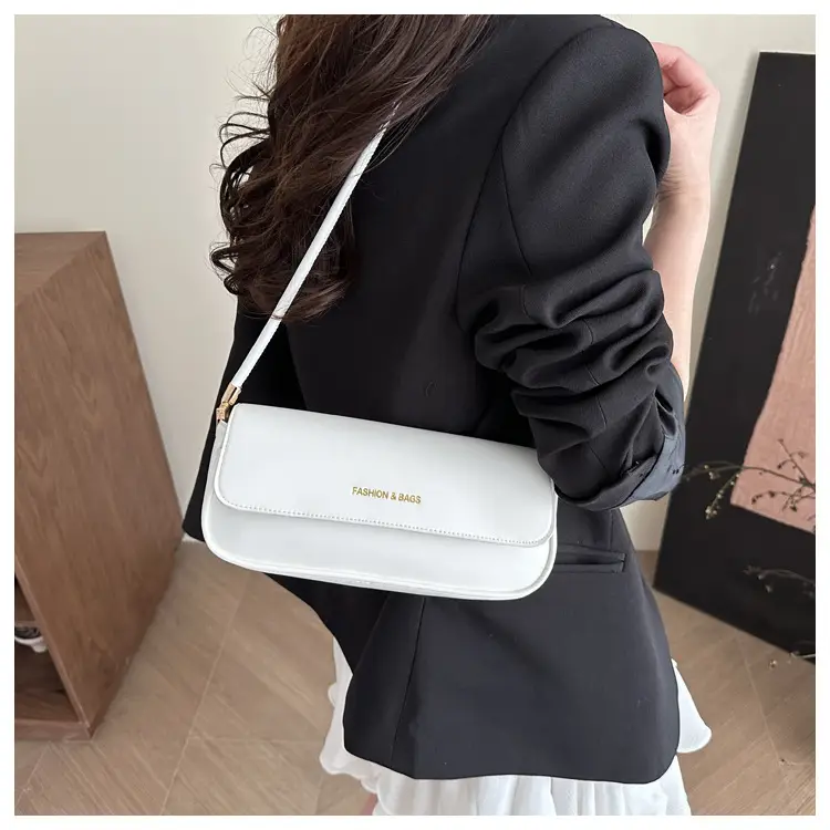 Women's 2025 Spring Shoulder Bags Black Pink White Brown — feature 9