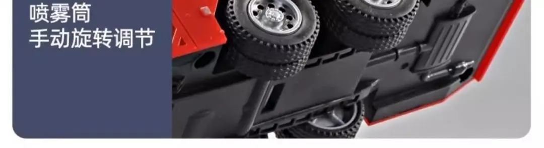 Children's alloy fire truck toy boy can spray water sprinkler truck ladder truck rescue engineering car toy car — feature 19