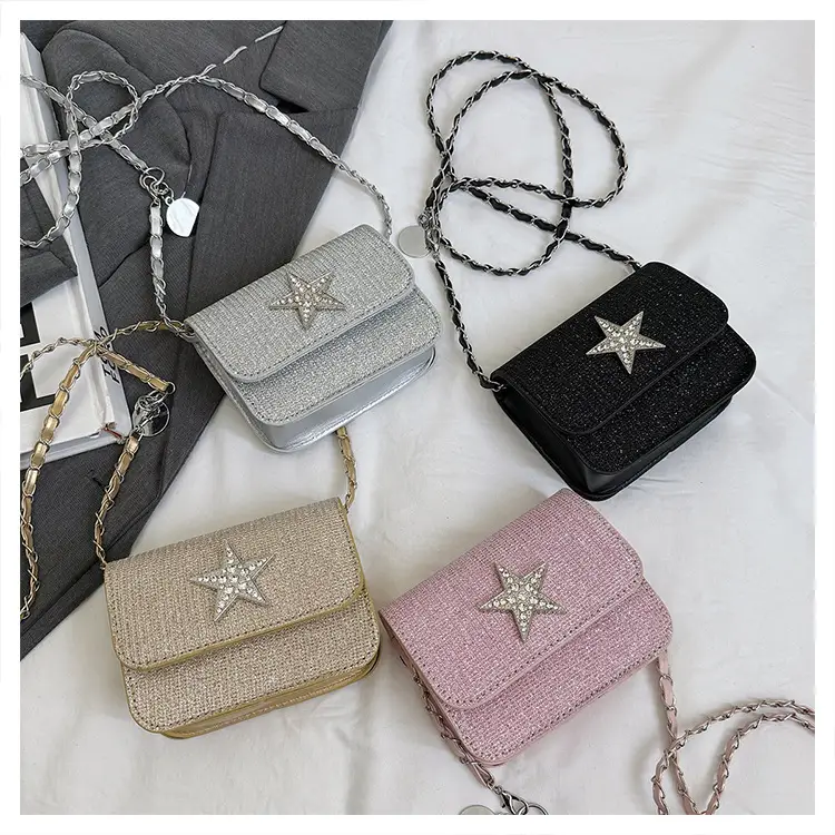 Silver Star Diamond Crossbody Bag for Women — feature 15