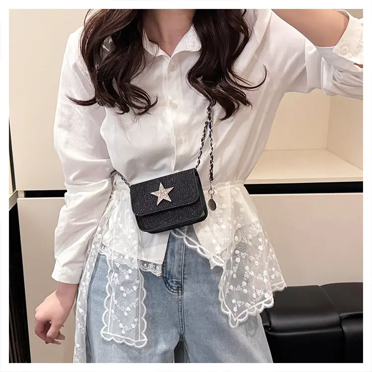 Silver Star Diamond Crossbody Bag for Women — feature 18