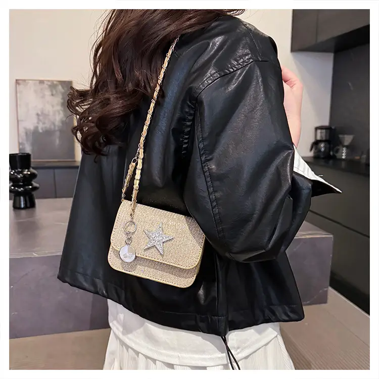 Silver Star Diamond Crossbody Bag for Women — feature 20