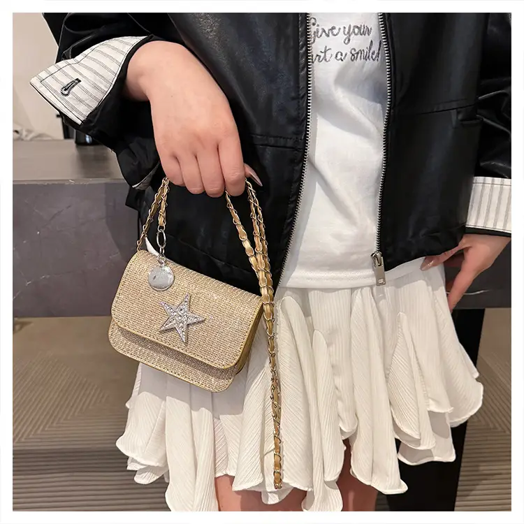 Silver Star Diamond Crossbody Bag for Women — feature 23
