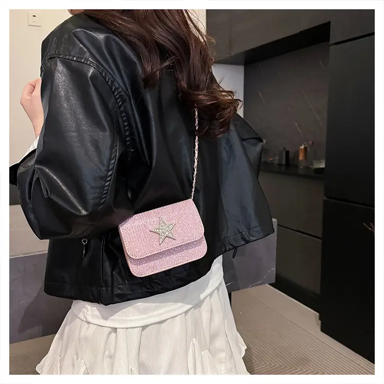 Silver Star Diamond Crossbody Bag for Women — feature 25