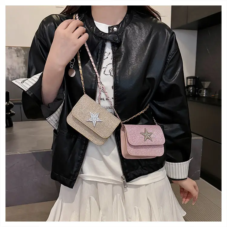Silver Star Diamond Crossbody Bag for Women — feature 27