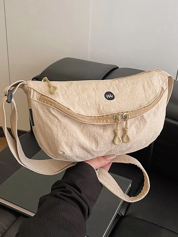 Women's Black Crossbody Bag 2025 Lightweight Wide Strap - Image 7