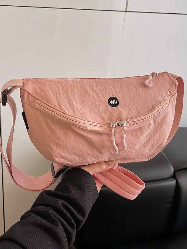 Women's Black Crossbody Bag 2025 Lightweight Wide Strap - Image 9