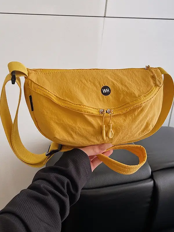 Women's Black Crossbody Bag 2025 Lightweight Wide Strap - Image 10