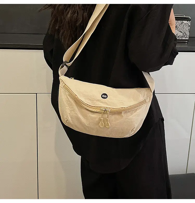 Women's Black Crossbody Bag 2025 Lightweight Wide Strap — feature 24