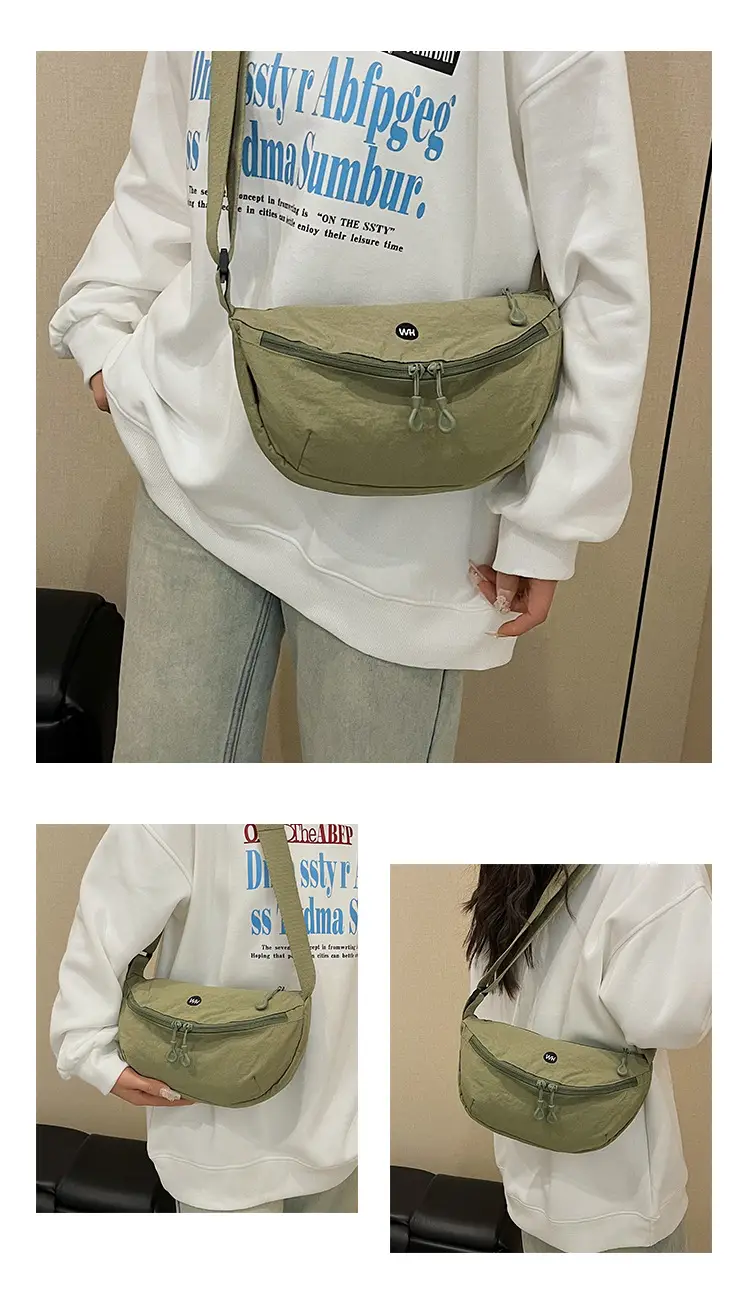 Women's Black Crossbody Bag 2025 Lightweight Wide Strap — feature 32