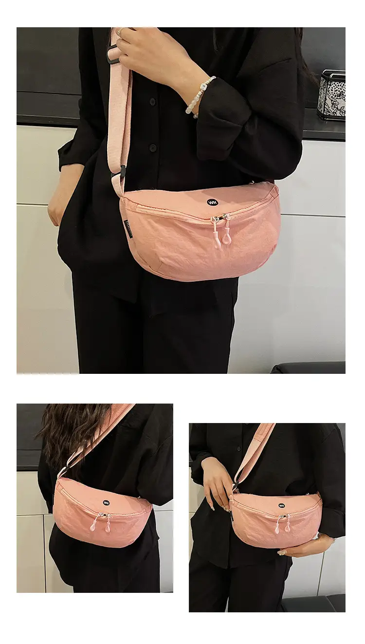 Women's Black Crossbody Bag 2025 Lightweight Wide Strap — feature 36