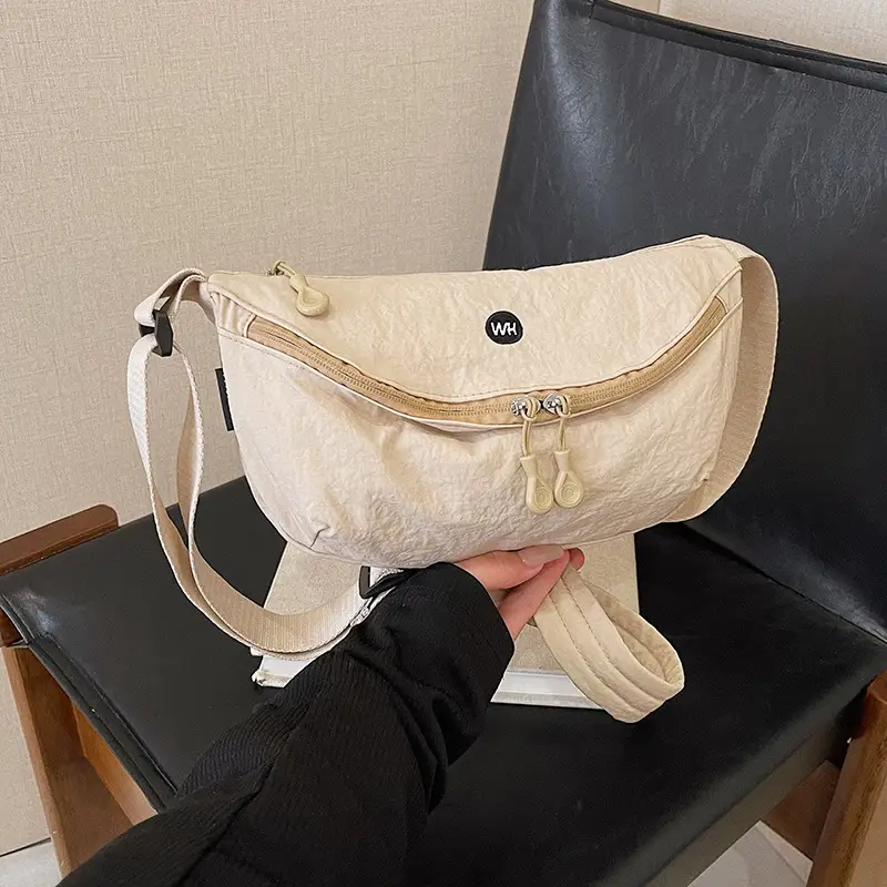 Women's Black Crossbody Bag 2025 Lightweight Wide Strap — feature 42