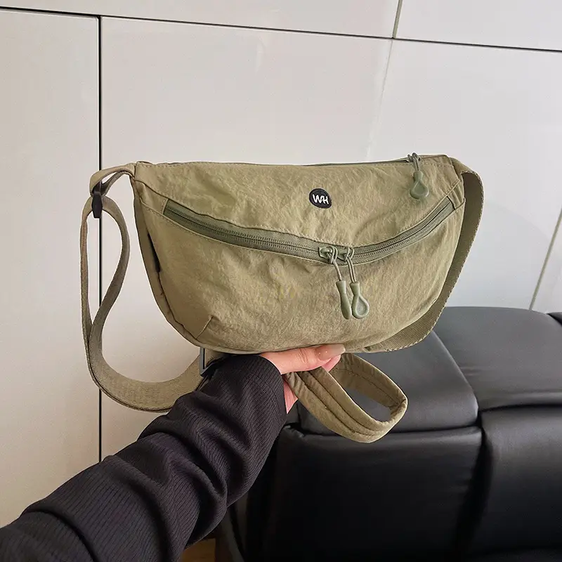 Women's Black Crossbody Bag 2025 Lightweight Wide Strap — feature 48