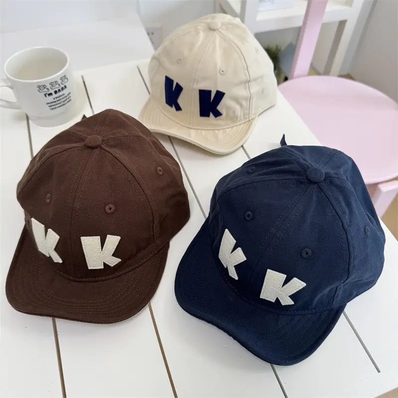 Men's Brown Duck Cap with White Letter Embroidery - Image 2