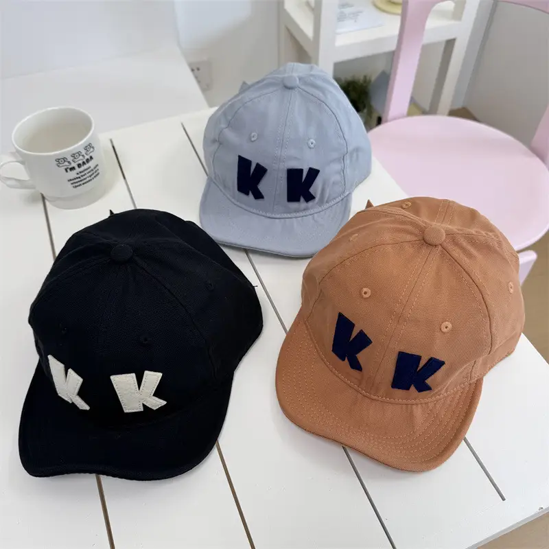 Men's Brown Duck Cap with White Letter Embroidery - Image 3