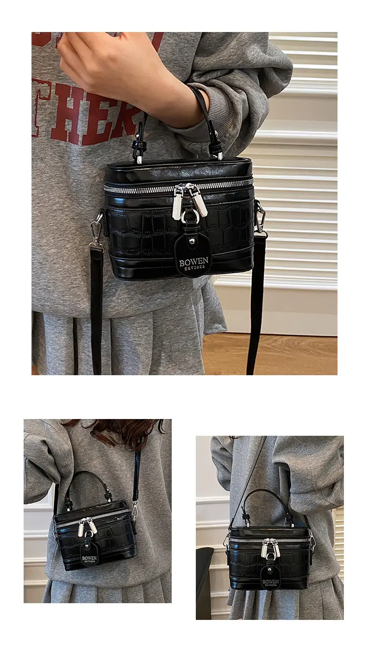 Chanel-Style Brown White Crossbody Bag for Women 2026 — feature 13