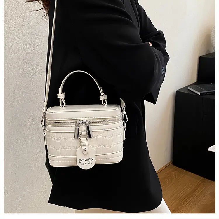 Chanel-Style Brown White Crossbody Bag for Women 2026 — feature 28