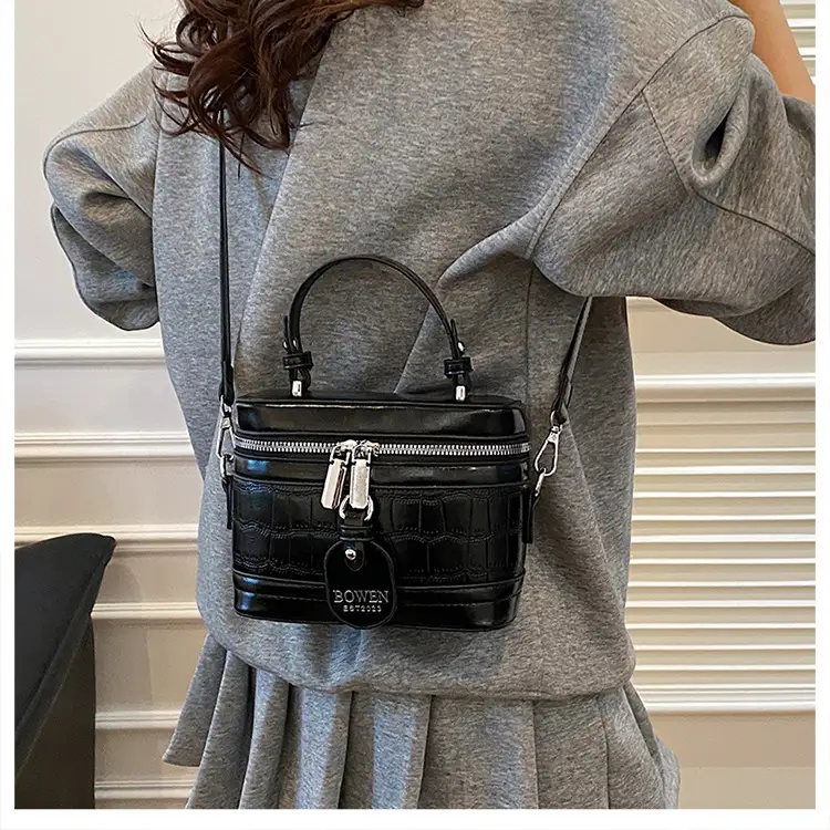 Chanel-Style Brown White Crossbody Bag for Women 2026 — feature 42