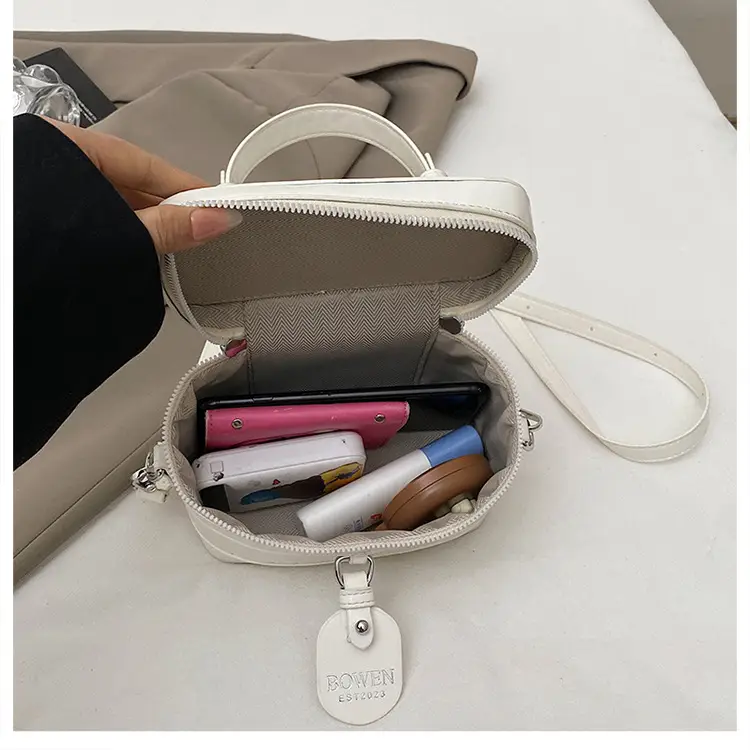 Chanel-Style Brown White Crossbody Bag for Women 2026 — feature 50