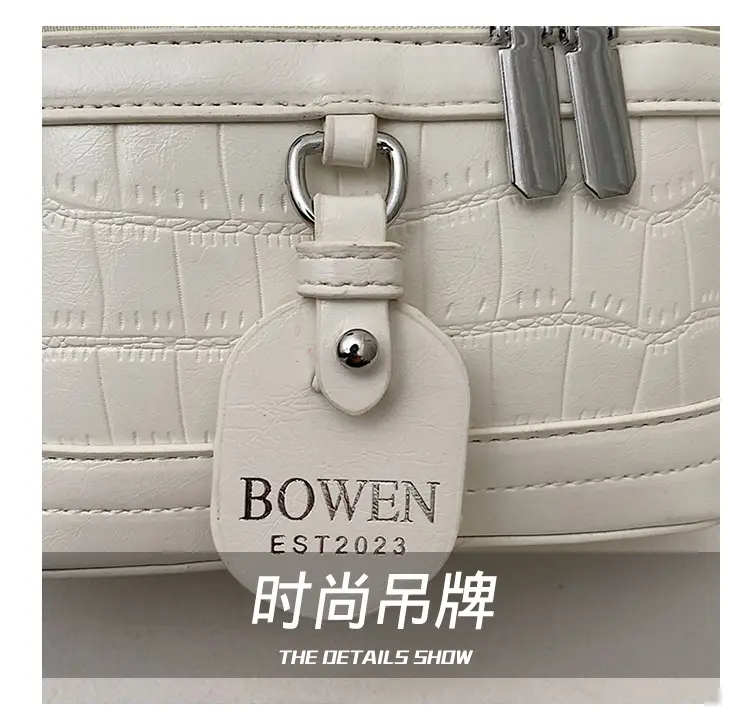 Chanel-Style Brown White Crossbody Bag for Women 2026 — feature 6