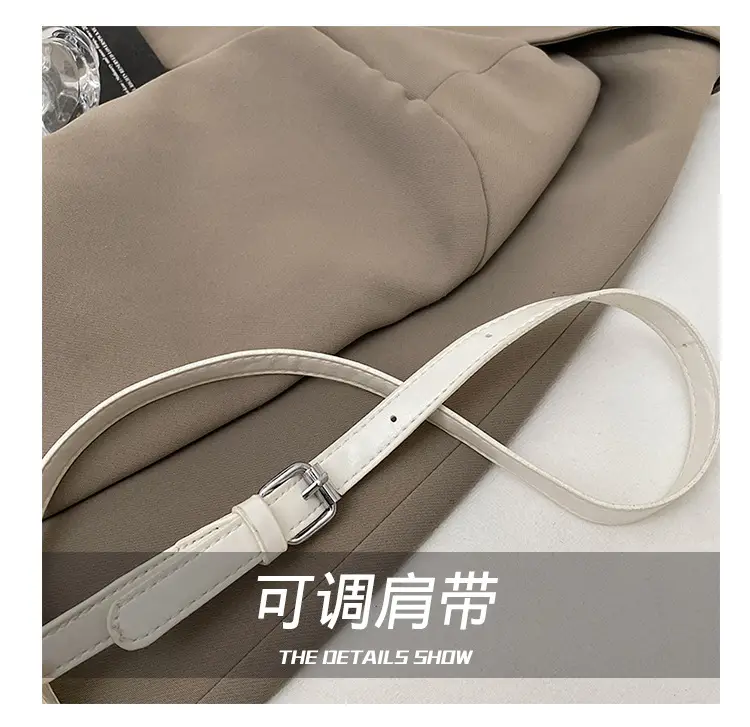 Chanel-Style Brown White Crossbody Bag for Women 2026 — feature 7