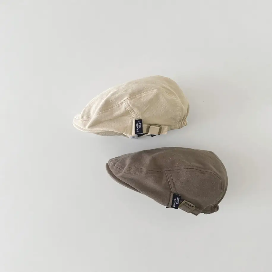 Kids Retro Duck Tongue Beret Hat for Boys Girls