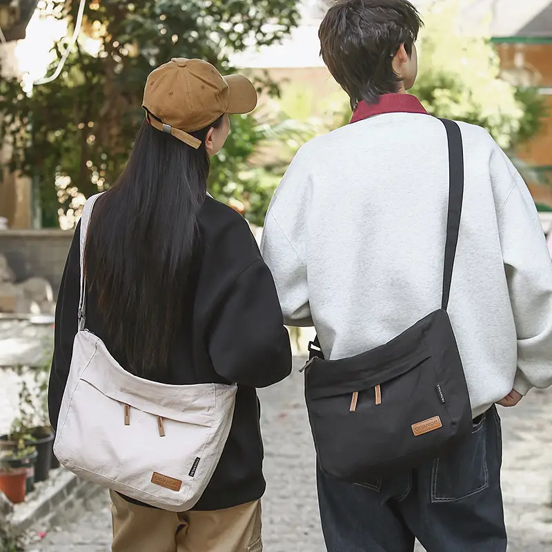 Japanese Style Crossbody Bag for Women Large Capacity Messenger Bag - Image 9
