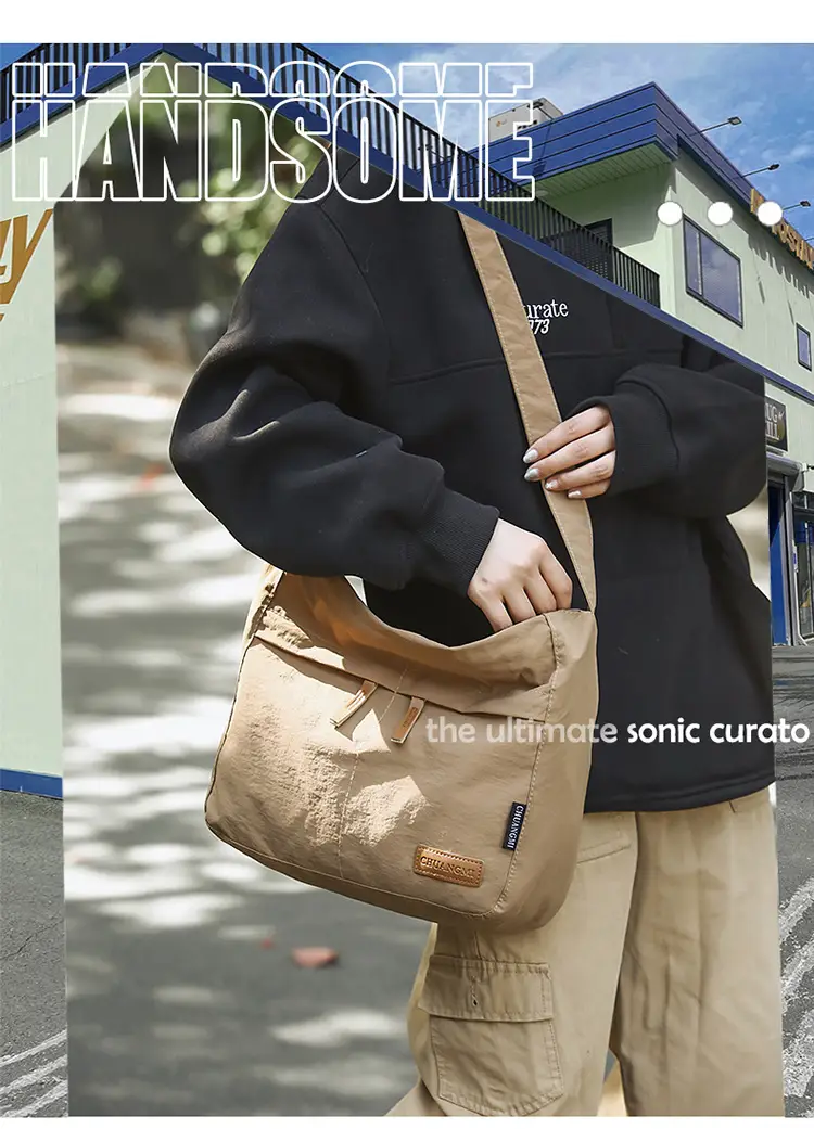 Japanese Style Crossbody Bag for Women Large Capacity Messenger Bag — feature 1