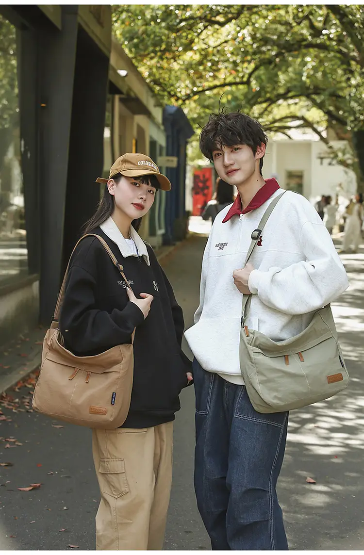 Japanese Style Crossbody Bag for Women Large Capacity Messenger Bag — feature 14