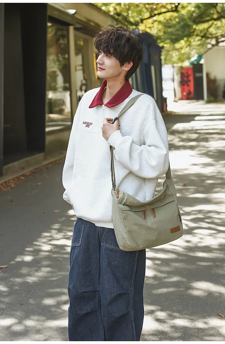Japanese Style Crossbody Bag for Women Large Capacity Messenger Bag — feature 20
