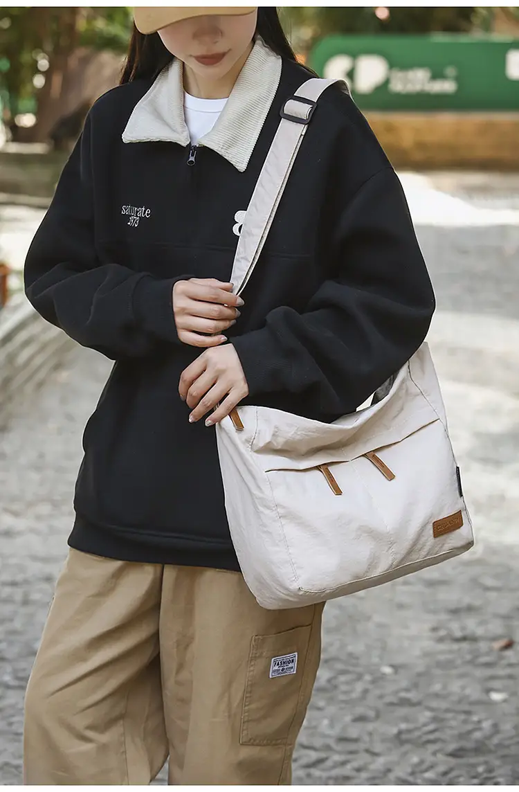 Japanese Style Crossbody Bag for Women Large Capacity Messenger Bag — feature 28