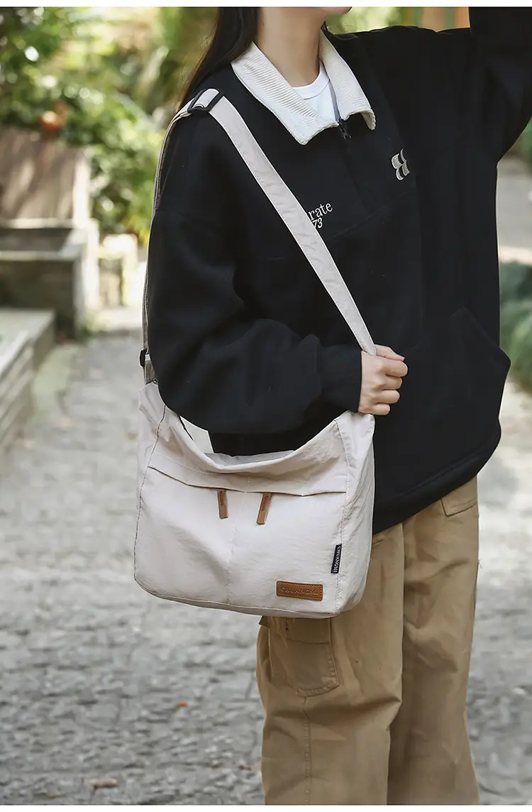 Japanese Style Crossbody Bag for Women Large Capacity Messenger Bag — feature 30