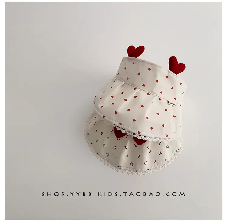 Baby Sun Hat with Red Bow for Girls — feature 12