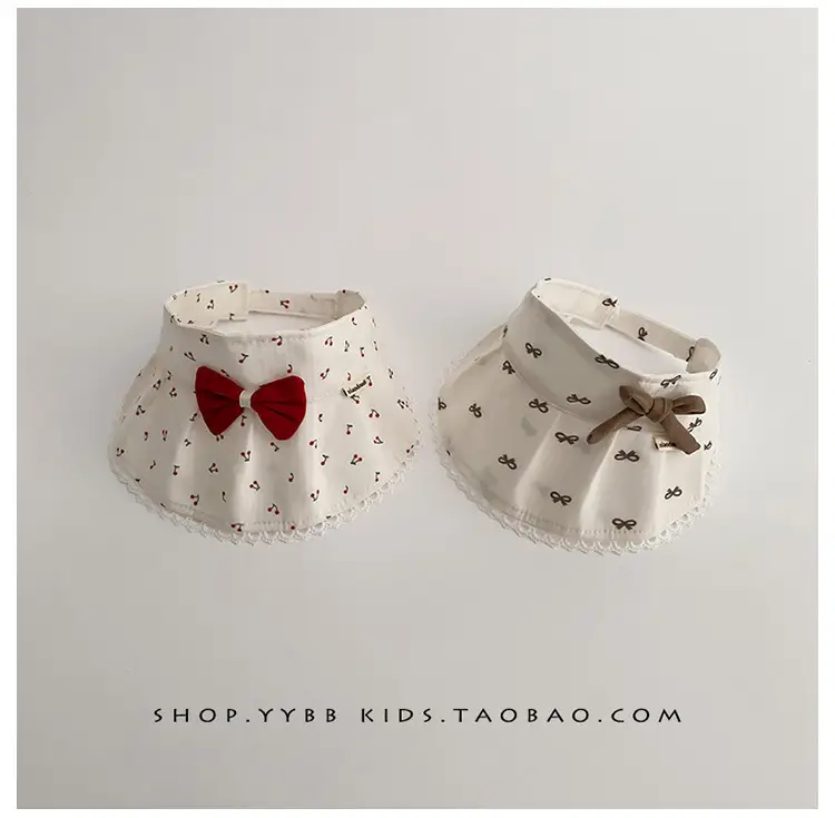 Baby Sun Hat with Red Bow for Girls — feature 13
