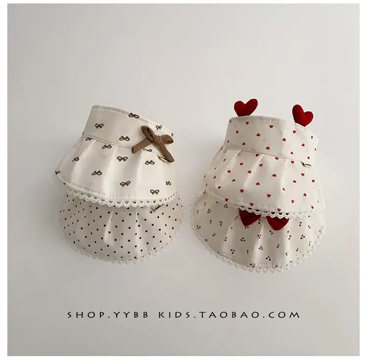Baby Sun Hat with Red Bow for Girls — feature 8