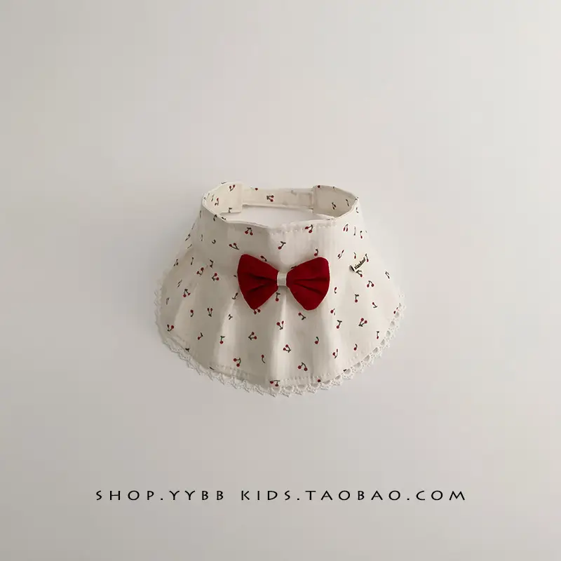 Baby Sun Hat with Red Bow for Girls