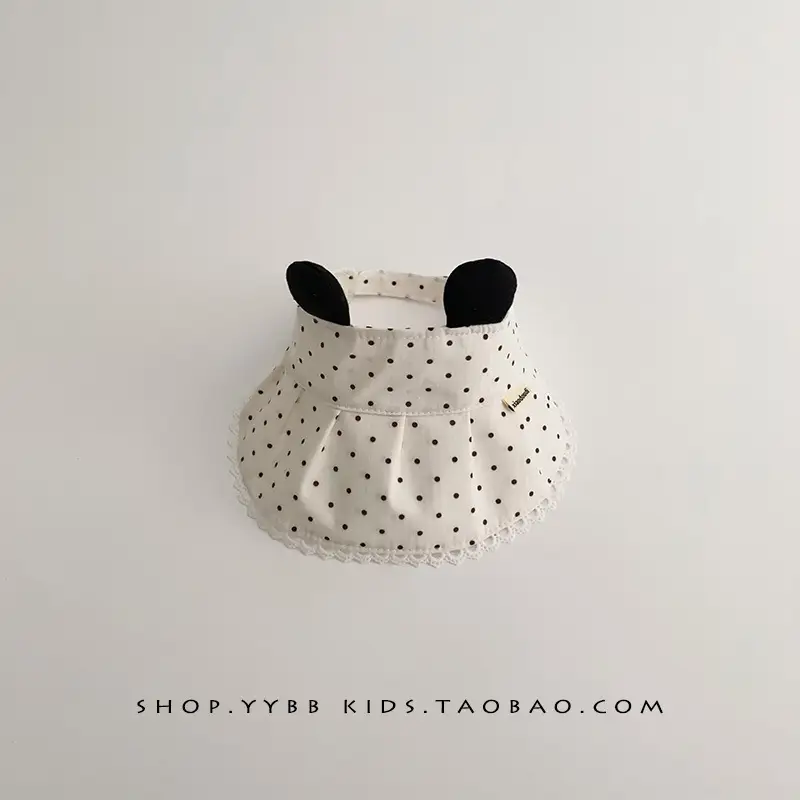 Baby Sun Hat with Red Bow for Girls