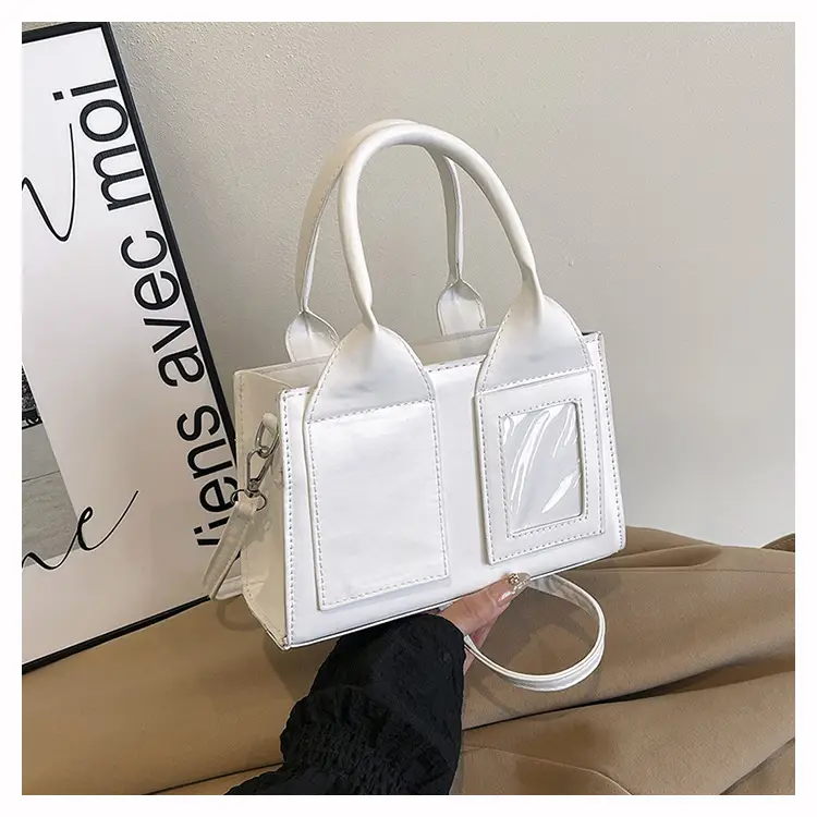 White High-End Square Handbag for Women 2025 - Image 3