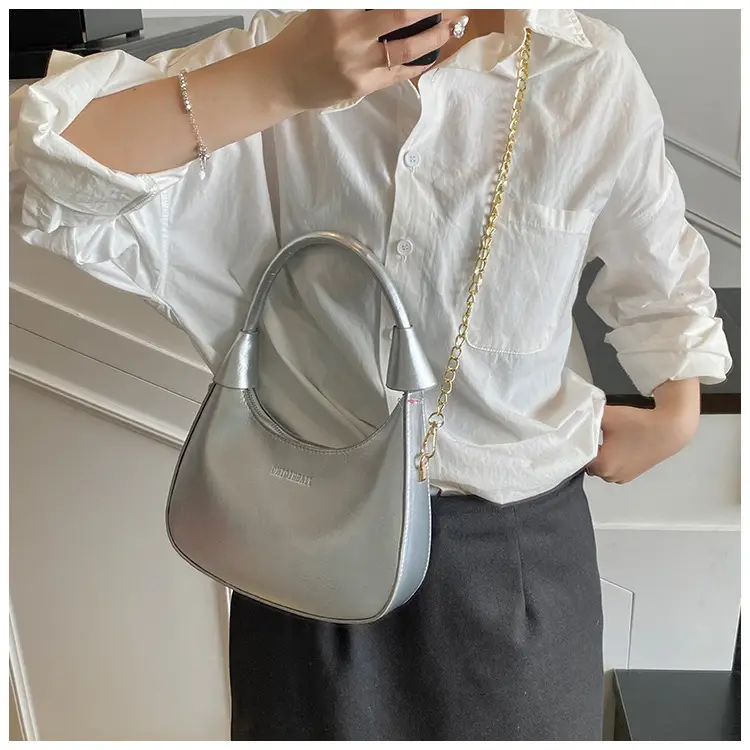 Silver Neoprene Shoulder Bag for Women 2025 — feature 11