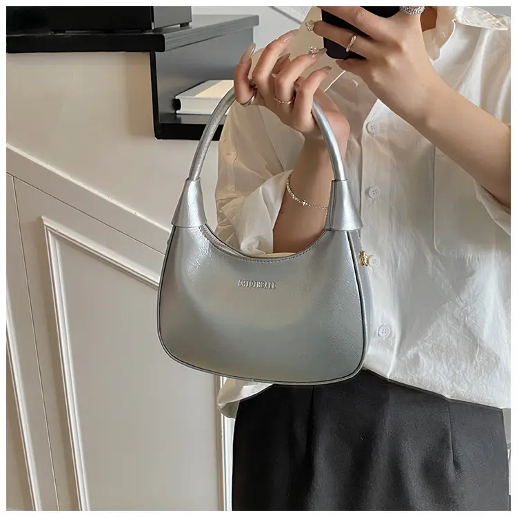 Silver Neoprene Shoulder Bag for Women 2025 — feature 12