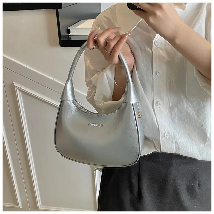 Silver Neoprene Shoulder Bag for Women 2025 — feature 13